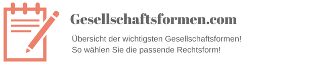 Gesellschaftsformen - Was ist eineGesellschaftsform? Die Arten! logo